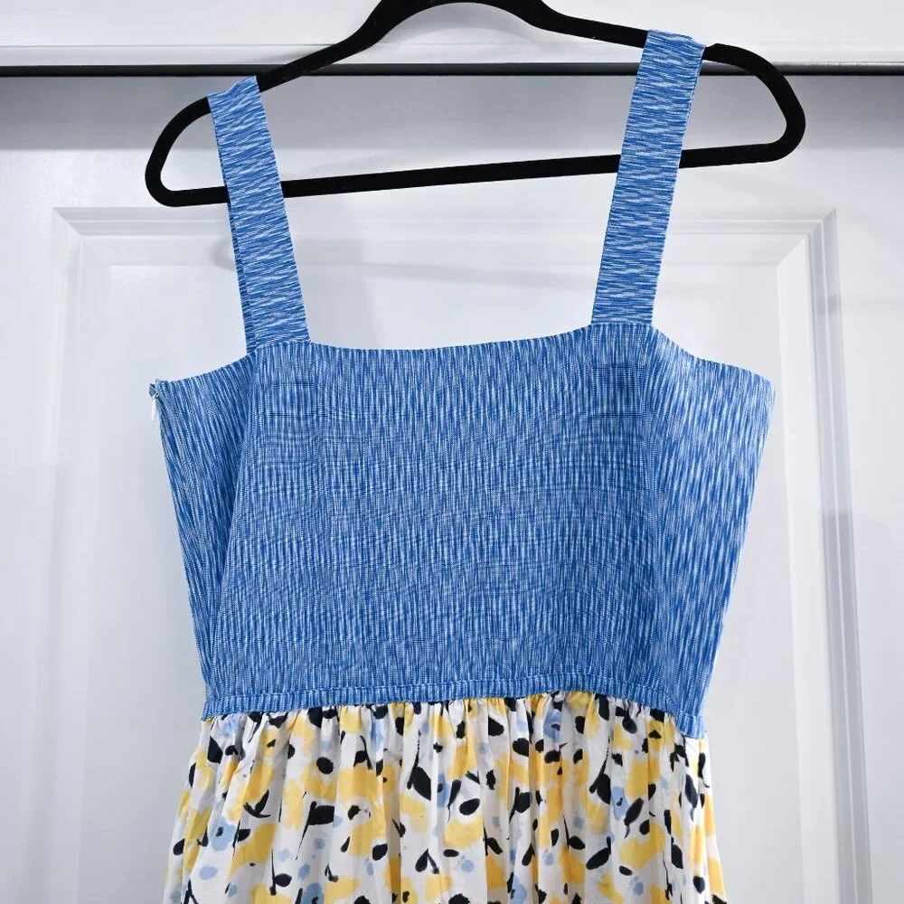 Tanya Taylor Size XL Gianna Printed Midi Dress - Picture 7 of 10